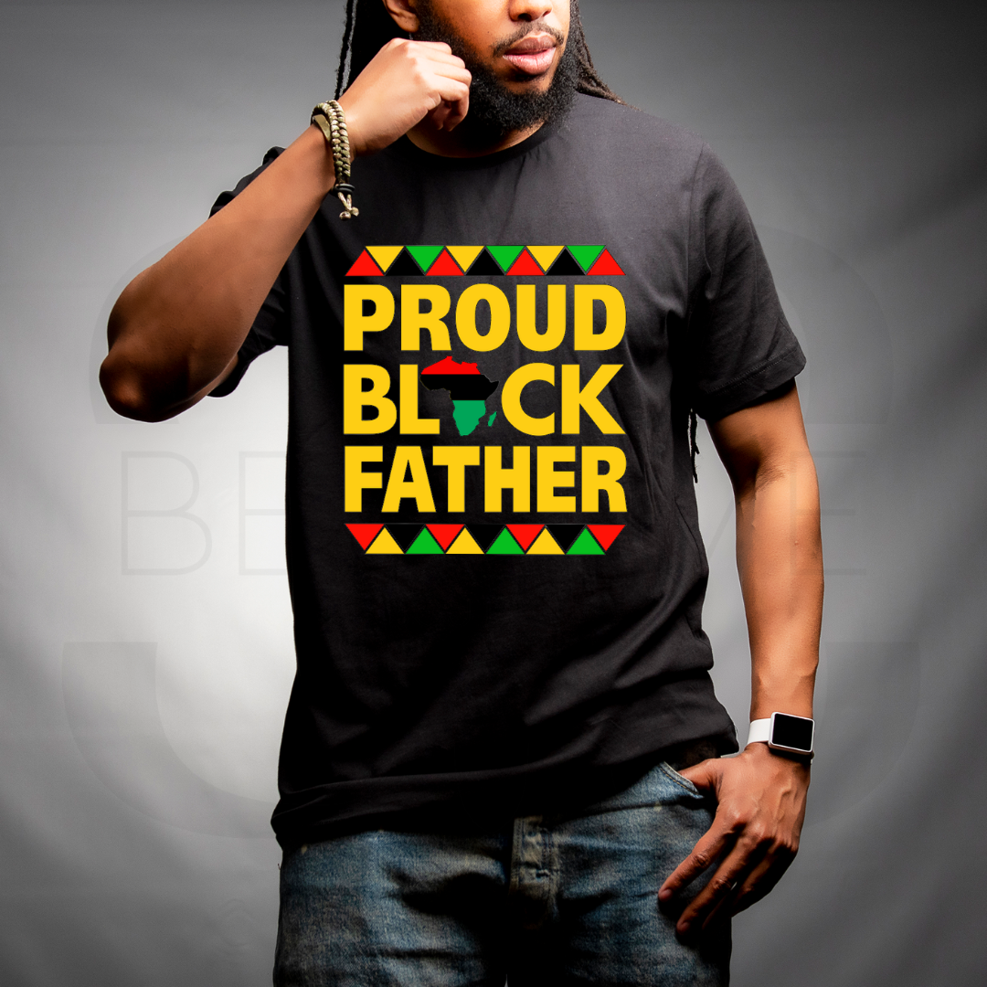 Proud Black Father T-Shirt